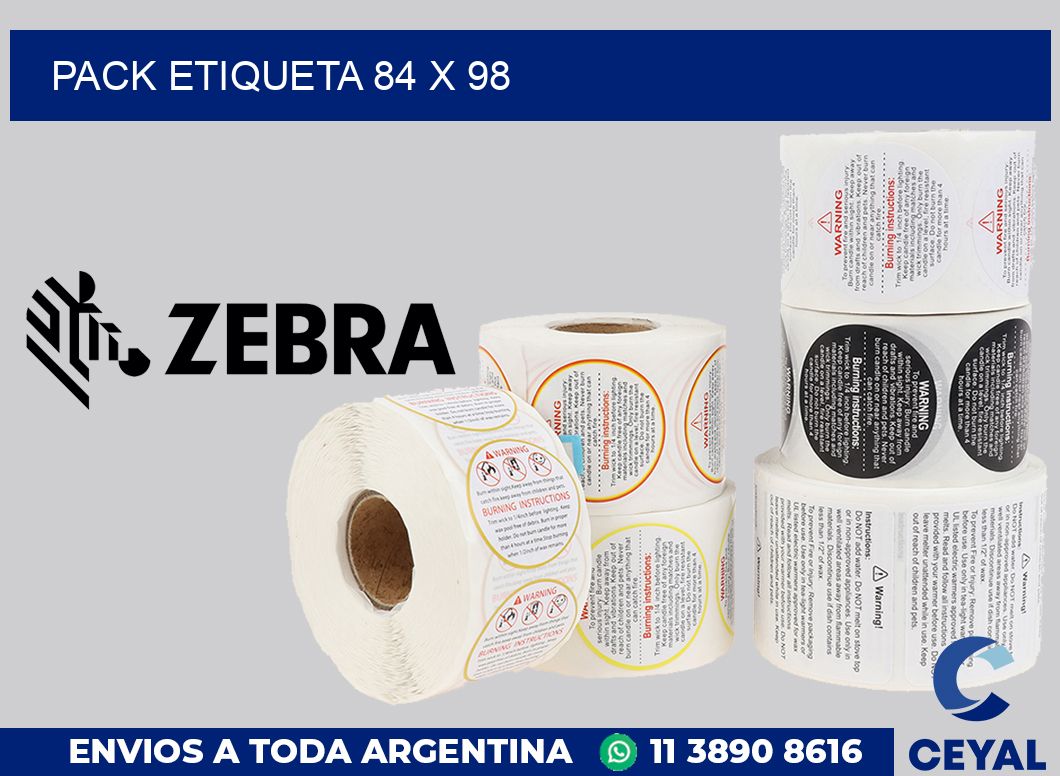 pack etiqueta 84 x 98