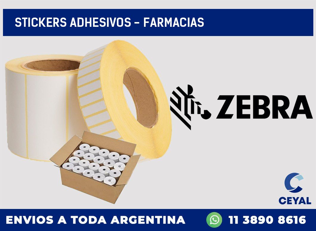 stickers adhesivos - Farmacias