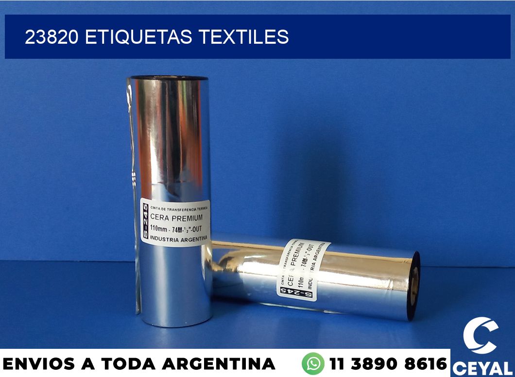 23820 etiquetas textiles