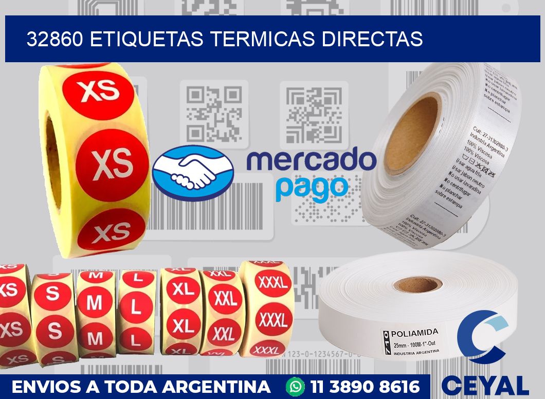 32860 Etiquetas termicas directas