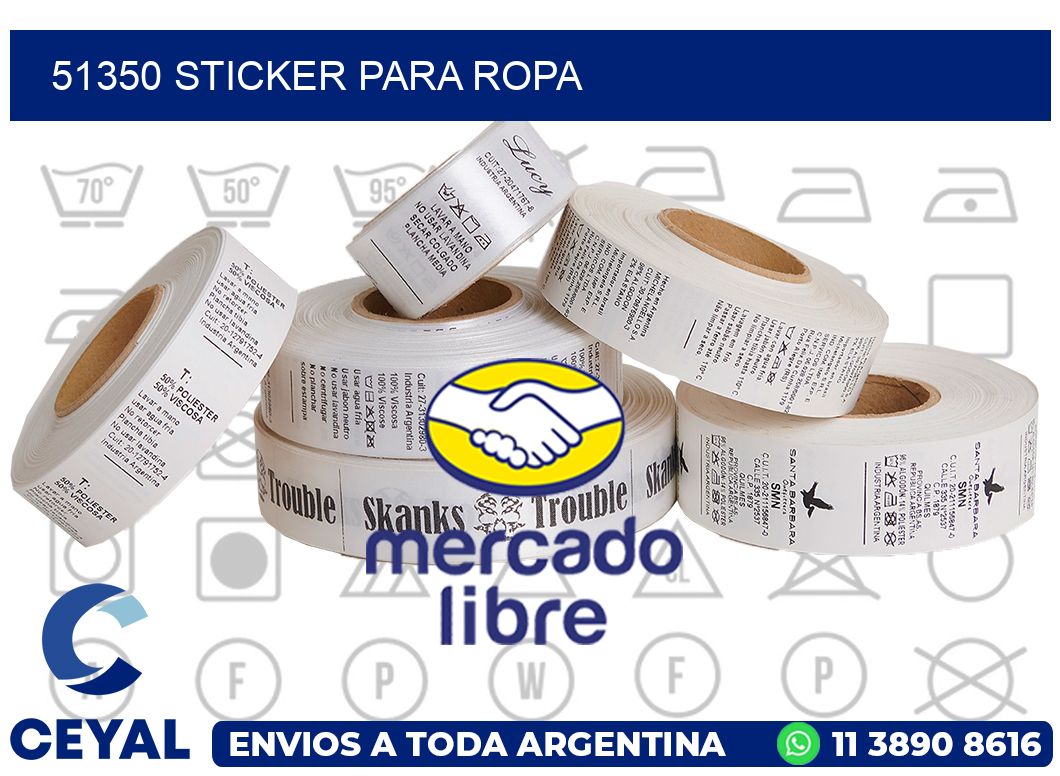 51350 Sticker para ropa