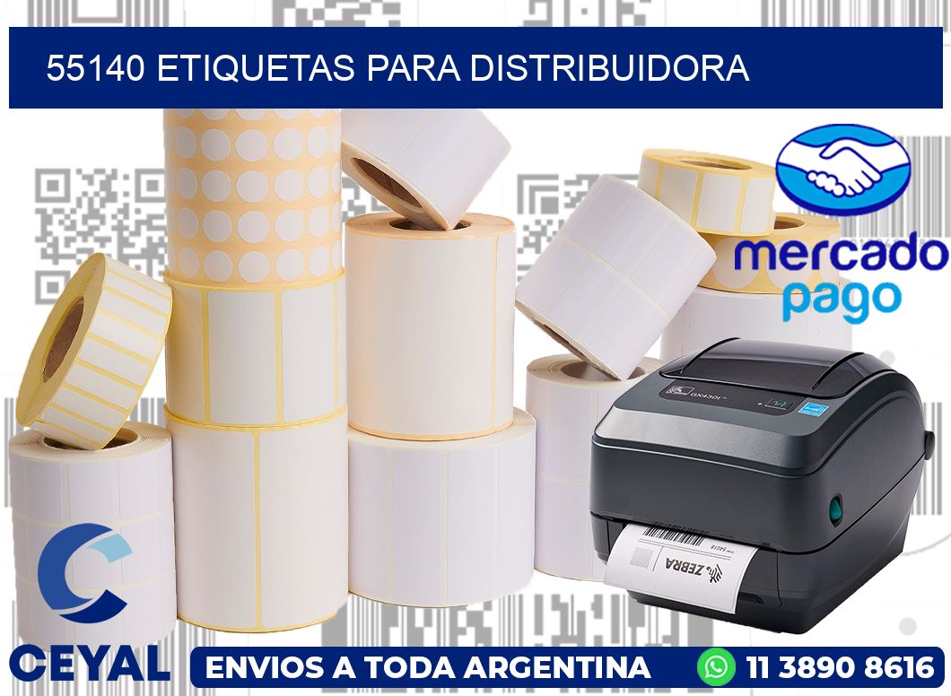 55140 Etiquetas para distribuidora