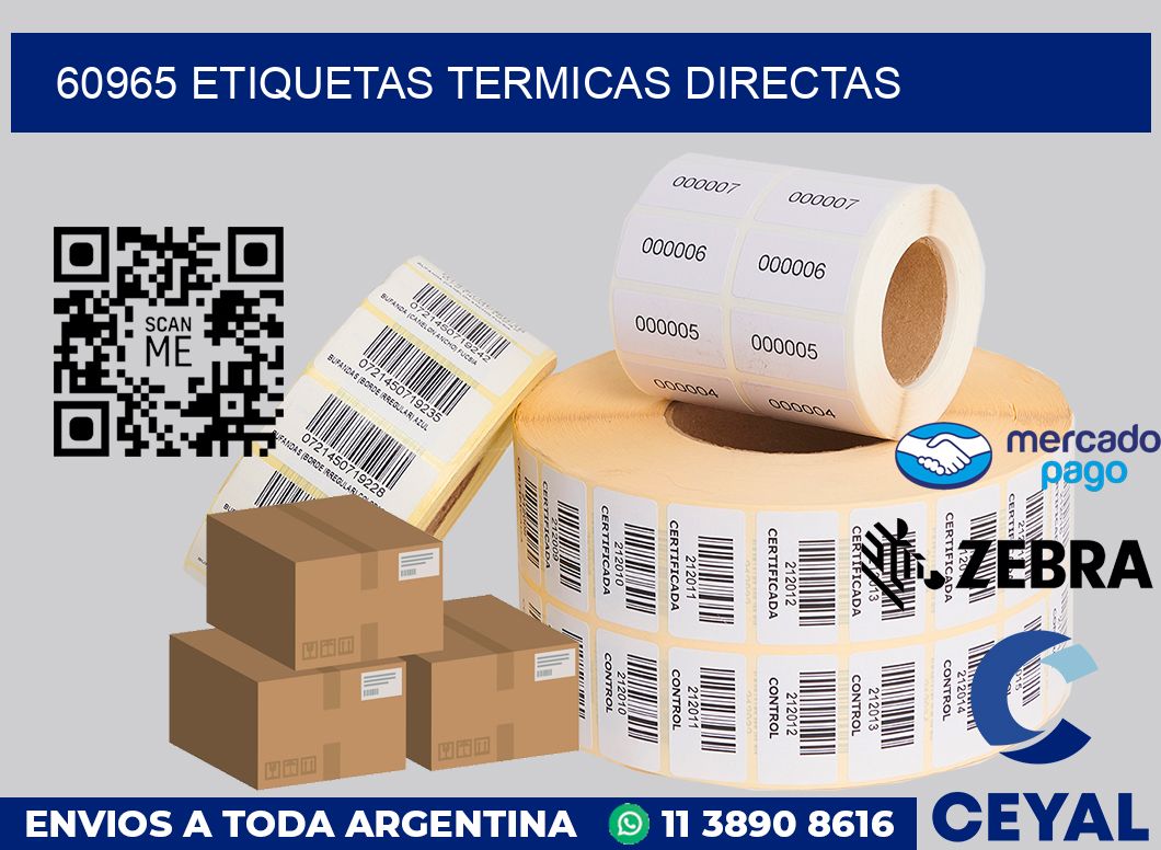 60965 Etiquetas termicas directas