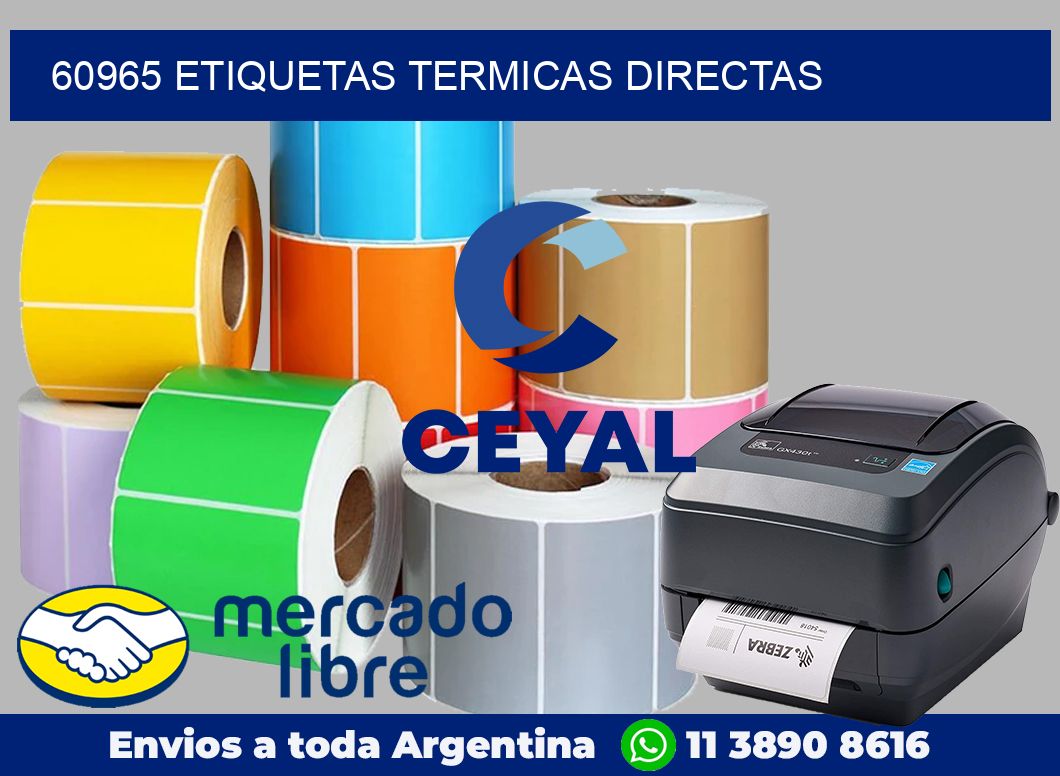 60965 Etiquetas termicas directas