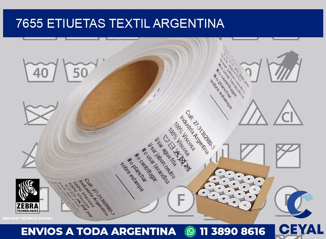 7655 etiuetas textil argentina