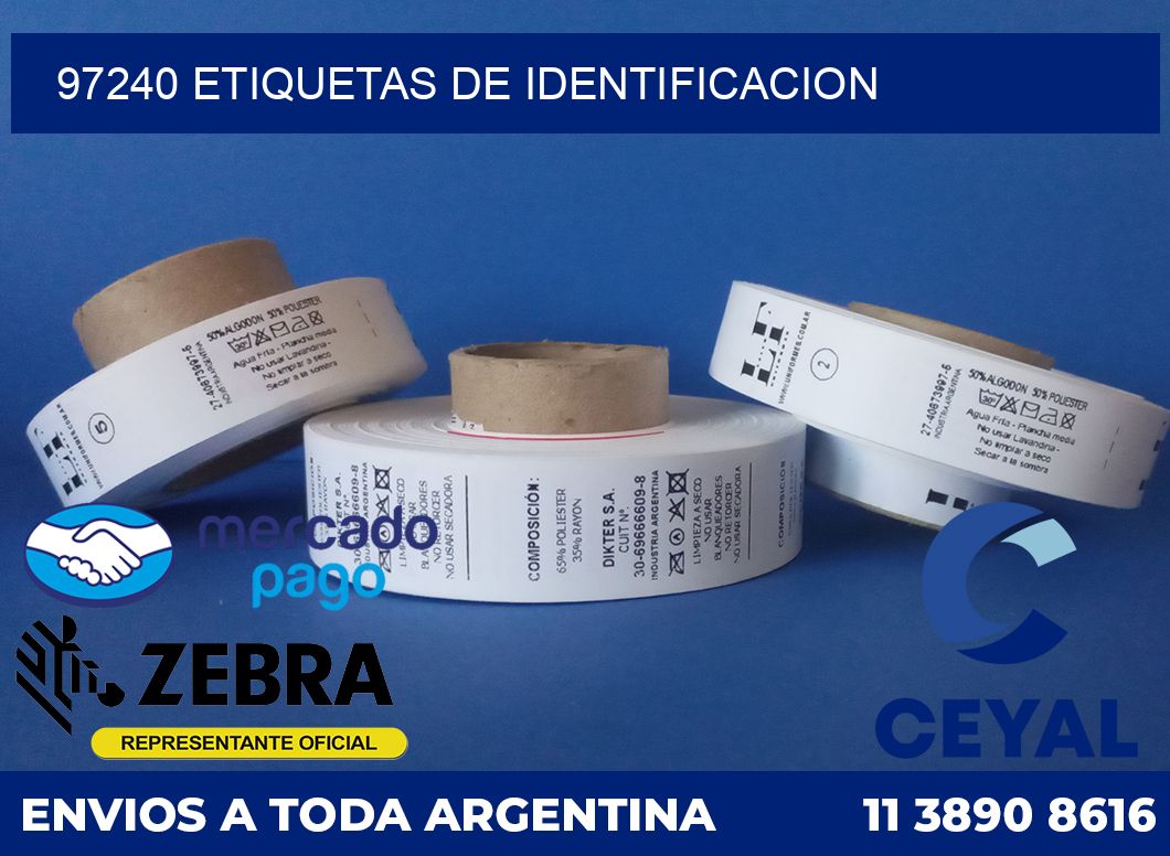 97240 Etiquetas de identificacion