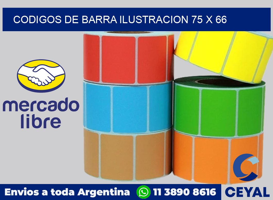 Codigos de barra ilustracion 75 x 66