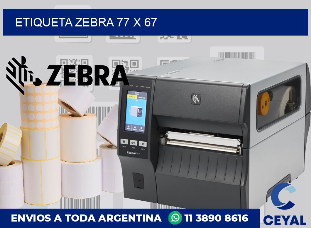 etiqueta zebra 77 x 67