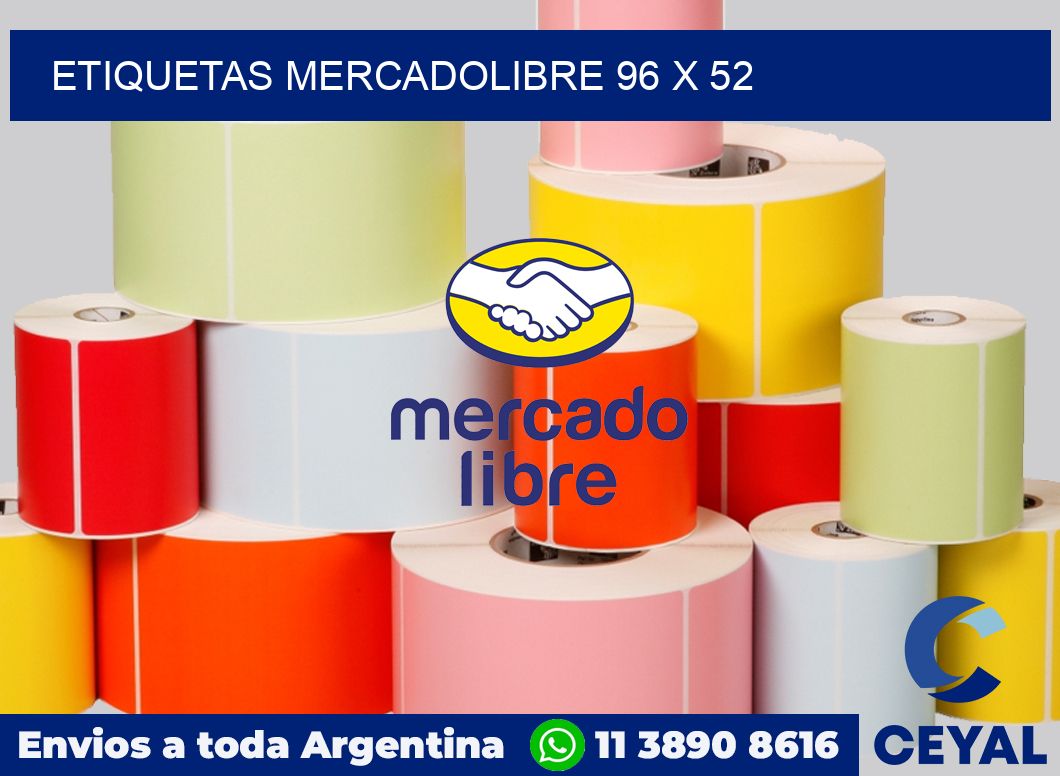 etiquetas mercadolibre 96 x 52