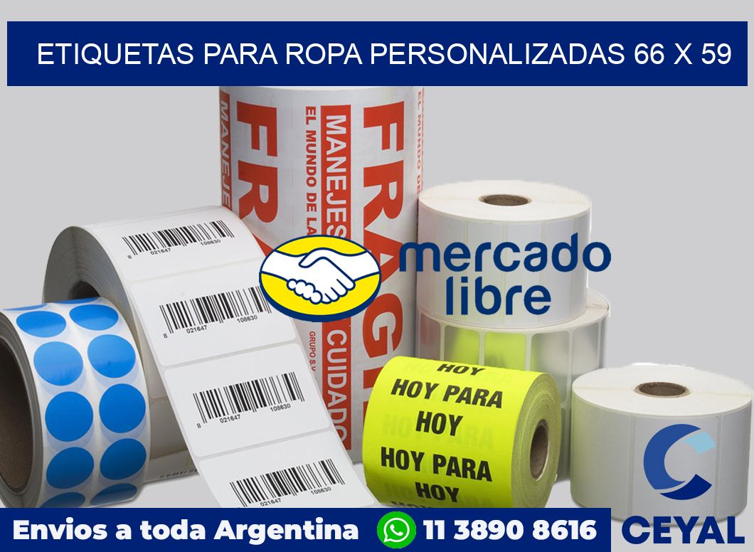 etiquetas para ropa personalizadas 66 x 59