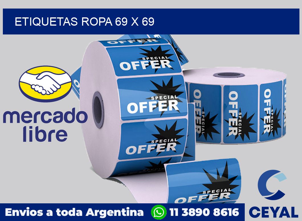 etiquetas ropa 69 x 69