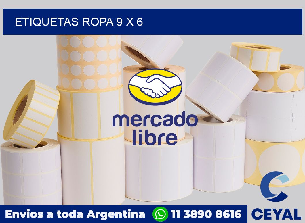 etiquetas ropa 9 x 6