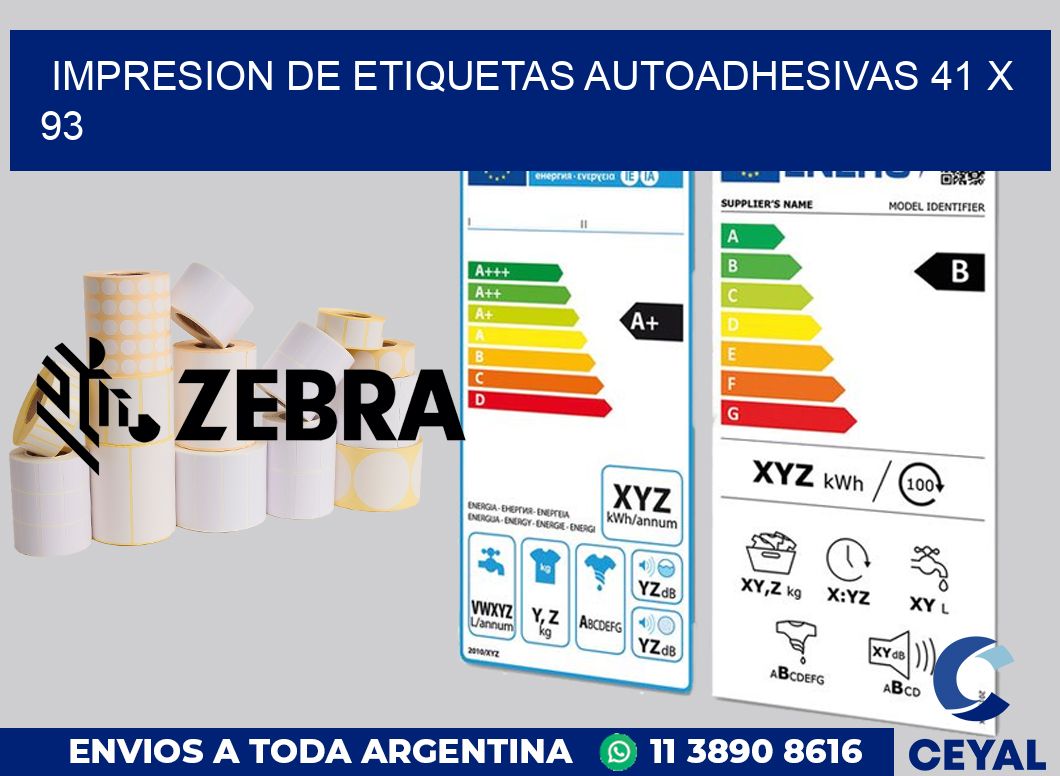 impresion de etiquetas autoadhesivas 41 x 93