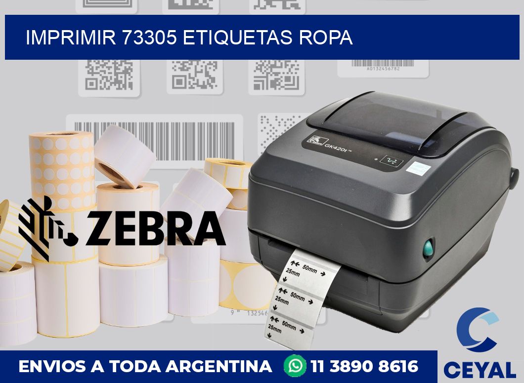 imprimir 73305 etiquetas ropa