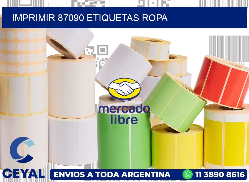 imprimir 87090 etiquetas ropa