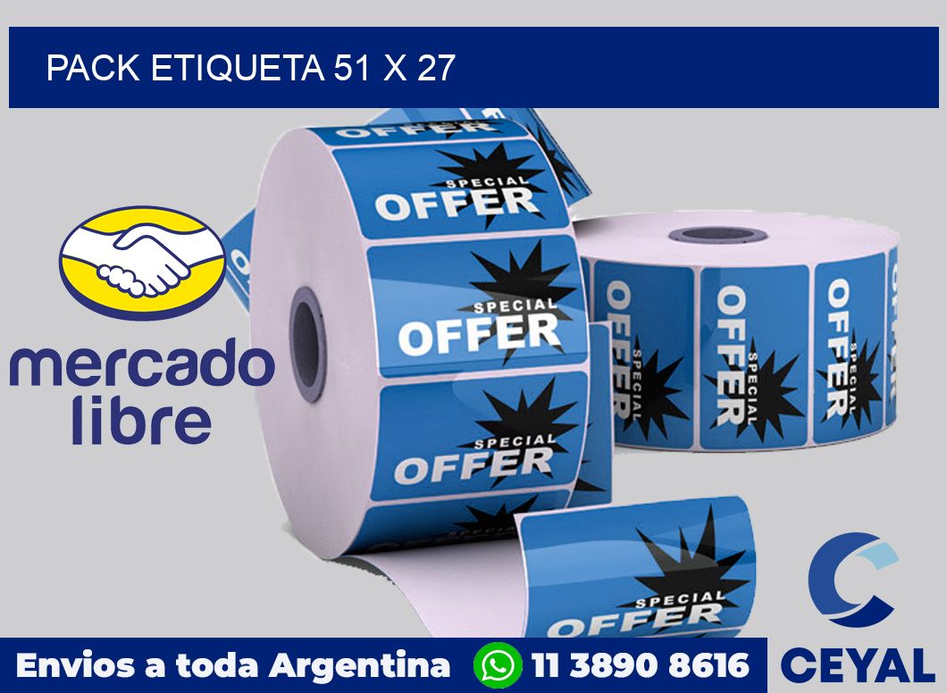 pack etiqueta 51 x 27