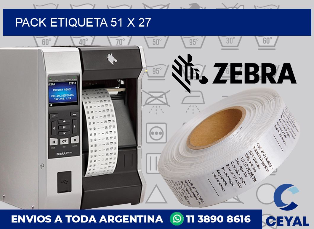 pack etiqueta 51 x 27