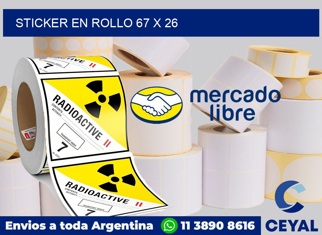 sticker en rollo 67 x 26