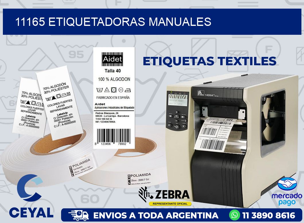 11165 ETIQUETADORAS MANUALES