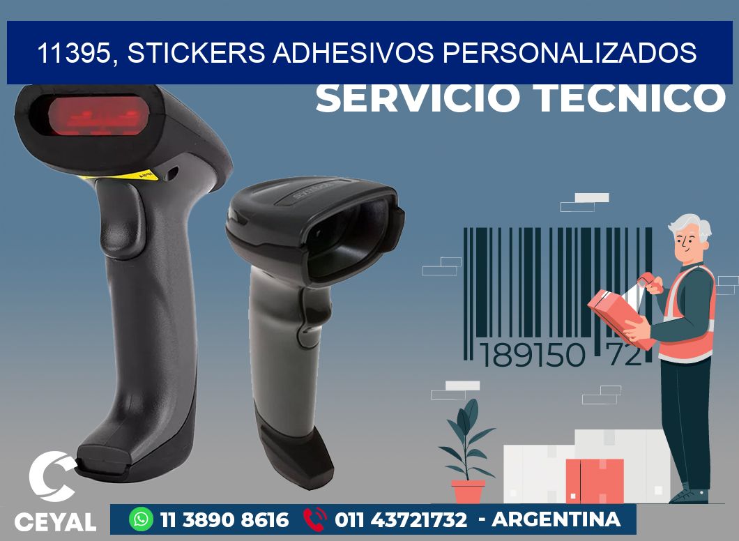 11395, stickers adhesivos personalizados