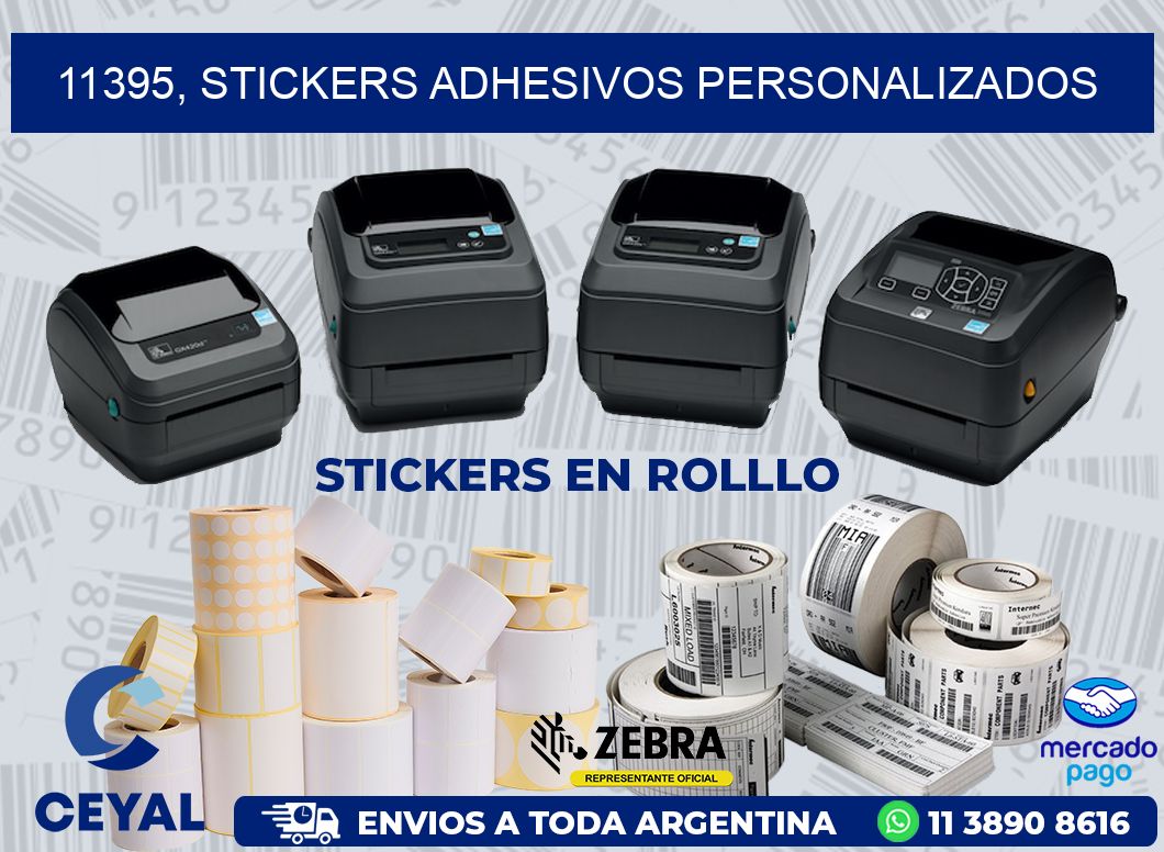 11395, stickers adhesivos personalizados