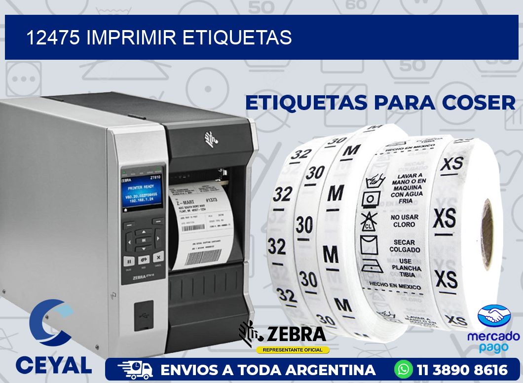 12475 IMPRIMIR ETIQUETAS