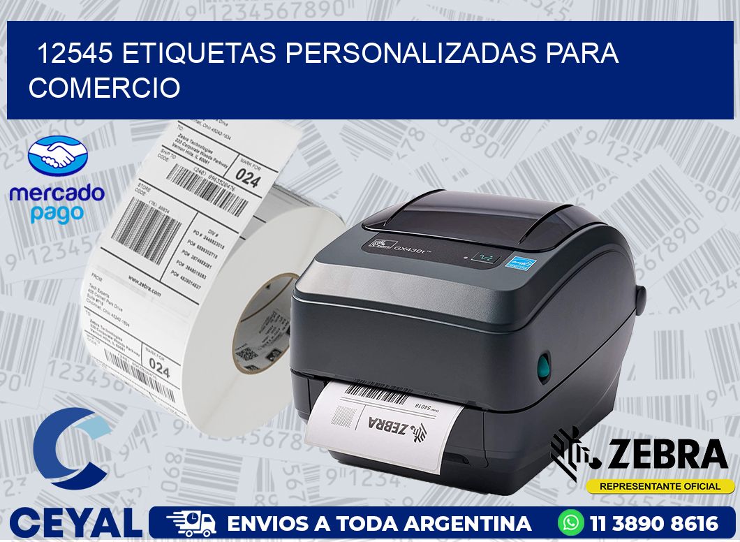 12545 ETIQUETAS PERSONALIZADAS PARA COMERCIO