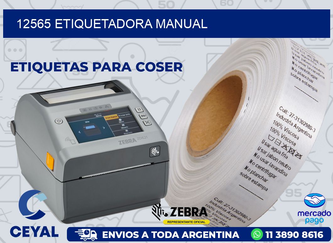 12565 ETIQUETADORA MANUAL