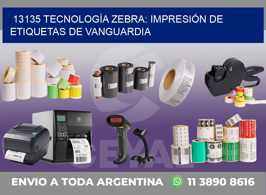 13135 TECNOLOGÍA ZEBRA: IMPRESIÓN DE ETIQUETAS DE VANGUARDIA