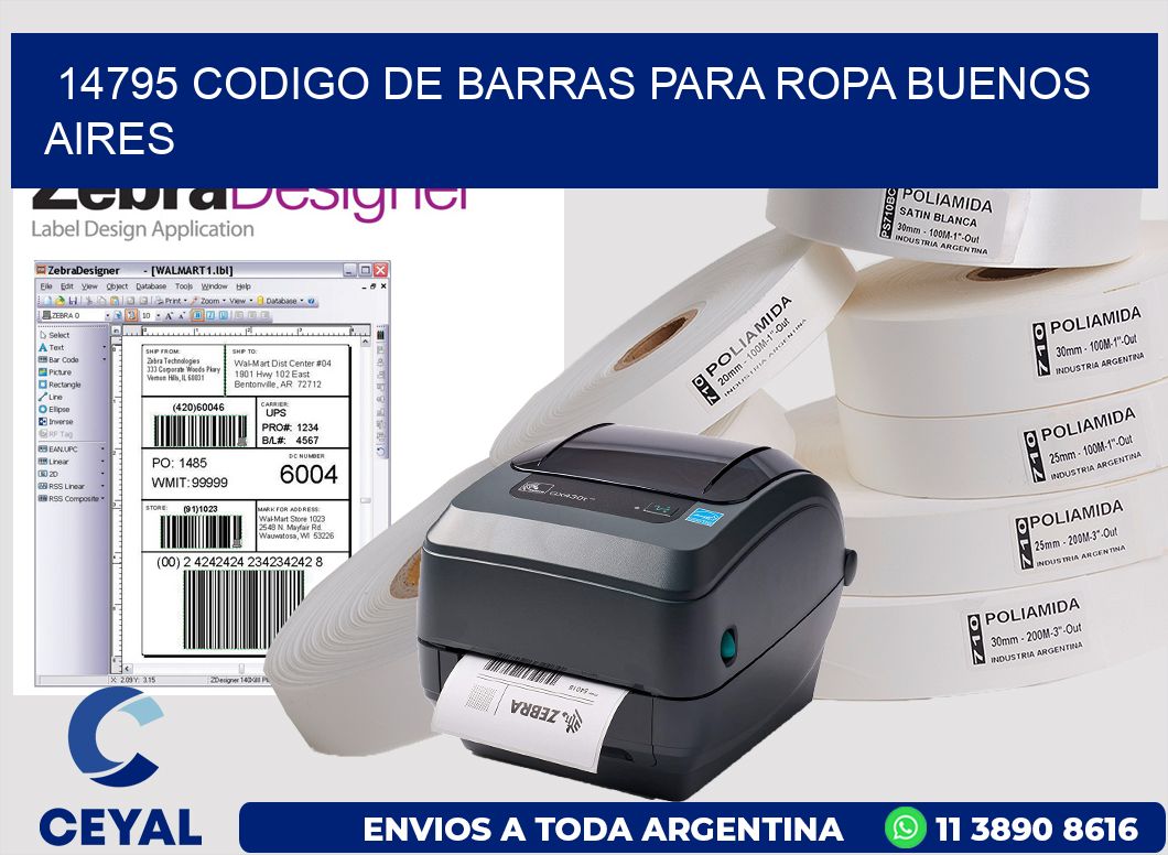 14795 CODIGO DE BARRAS PARA ROPA BUENOS AIRES