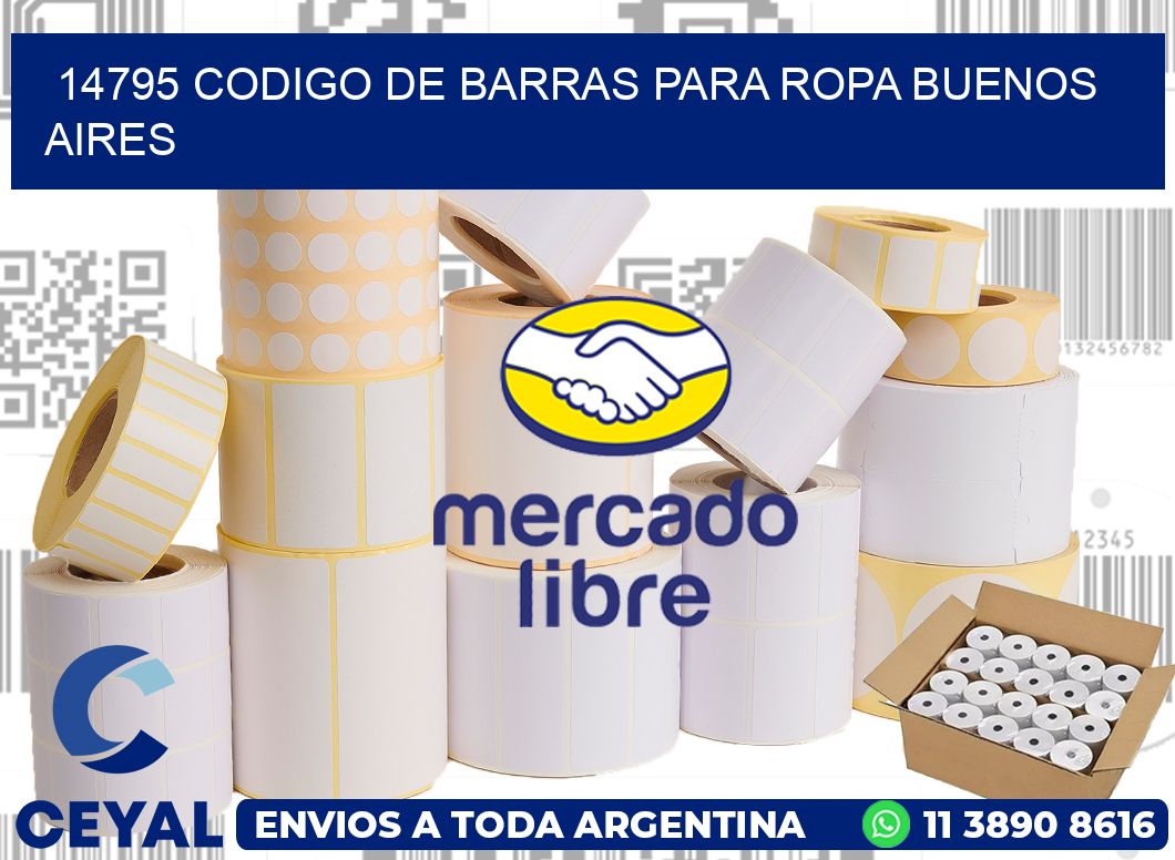 14795 CODIGO DE BARRAS PARA ROPA BUENOS AIRES