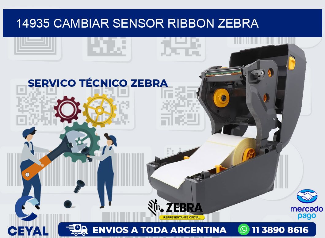 14935 CAMBIAR SENSOR RIBBON ZEBRA