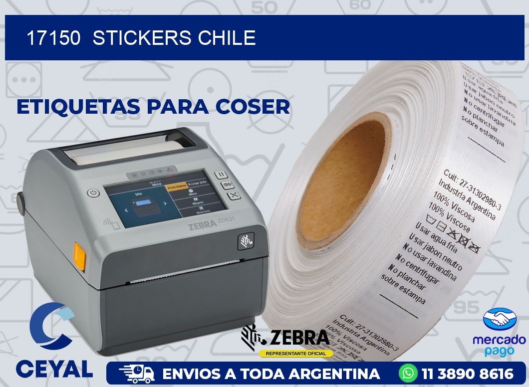 17150  STICKERS CHILE