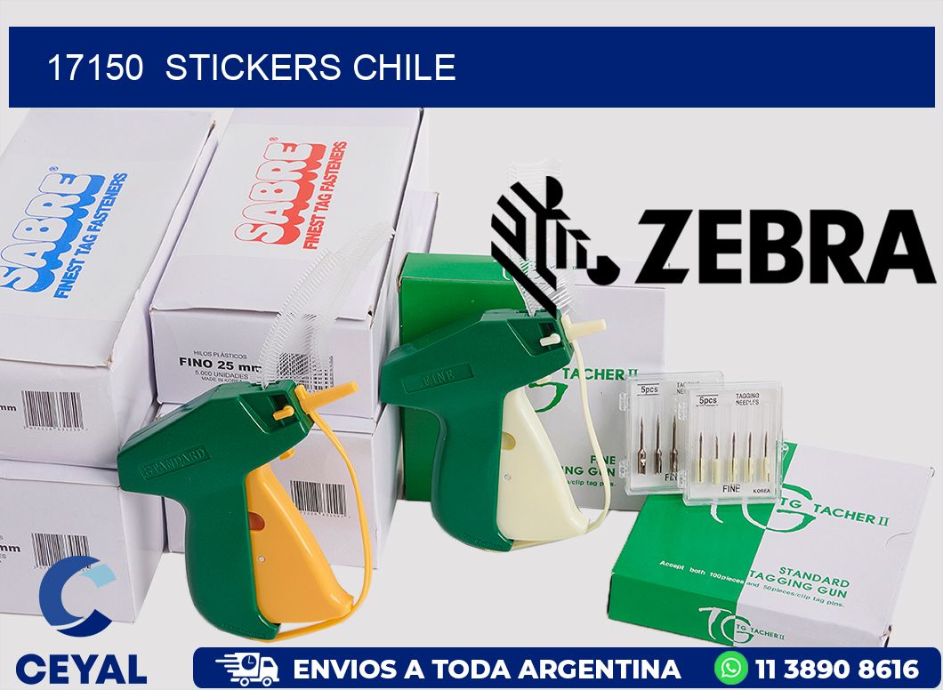 17150  STICKERS CHILE