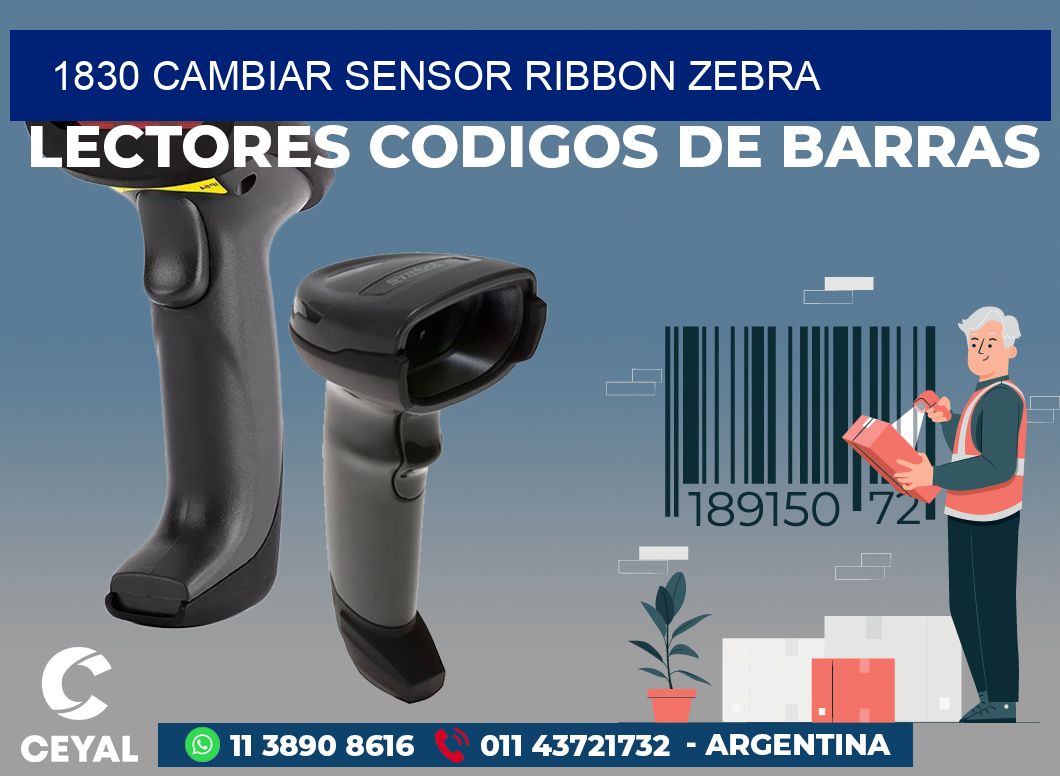 1830 CAMBIAR SENSOR RIBBON ZEBRA