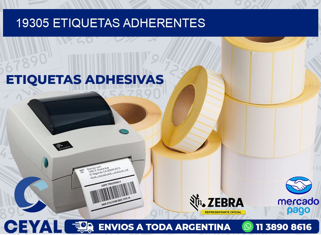 19305 ETIQUETAS ADHERENTES