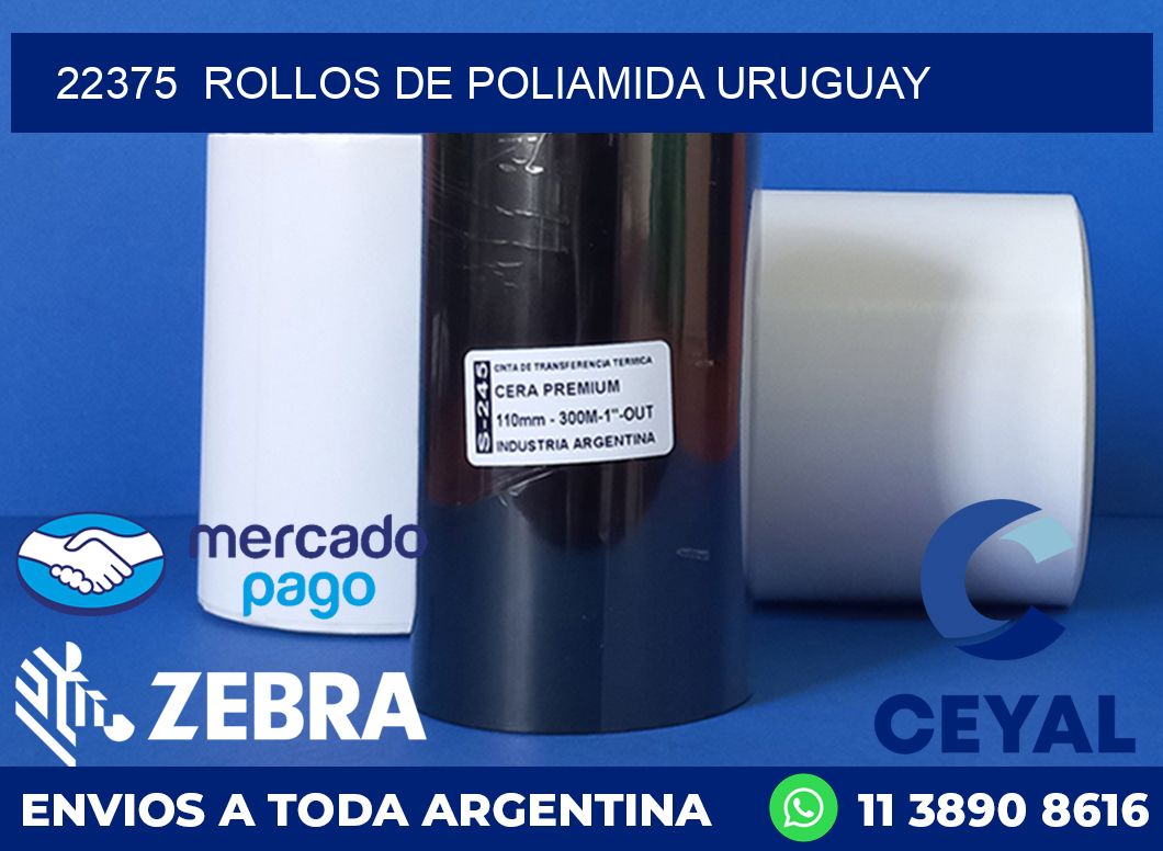 22375  ROLLOS DE POLIAMIDA URUGUAY