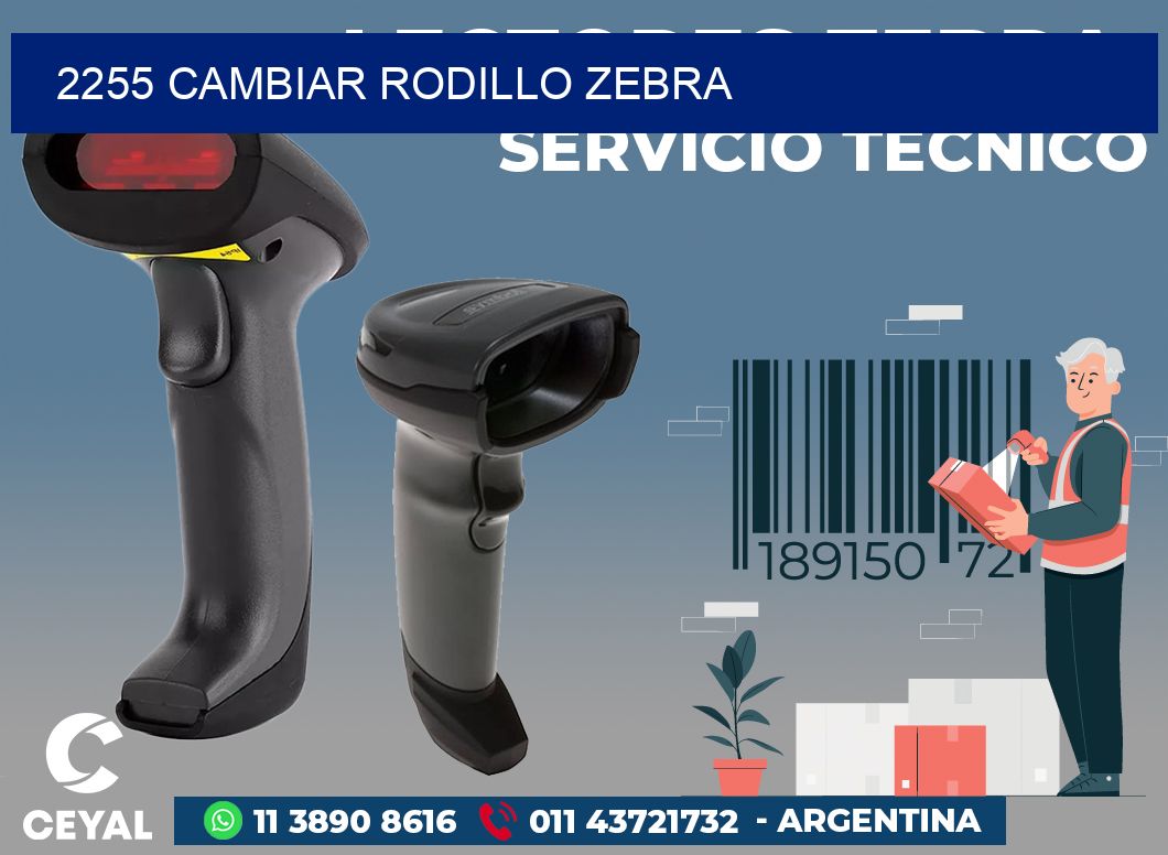 2255 CAMBIAR RODILLO ZEBRA