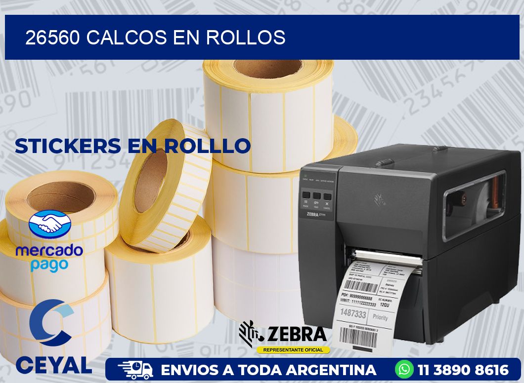 26560 CALCOS EN ROLLOS