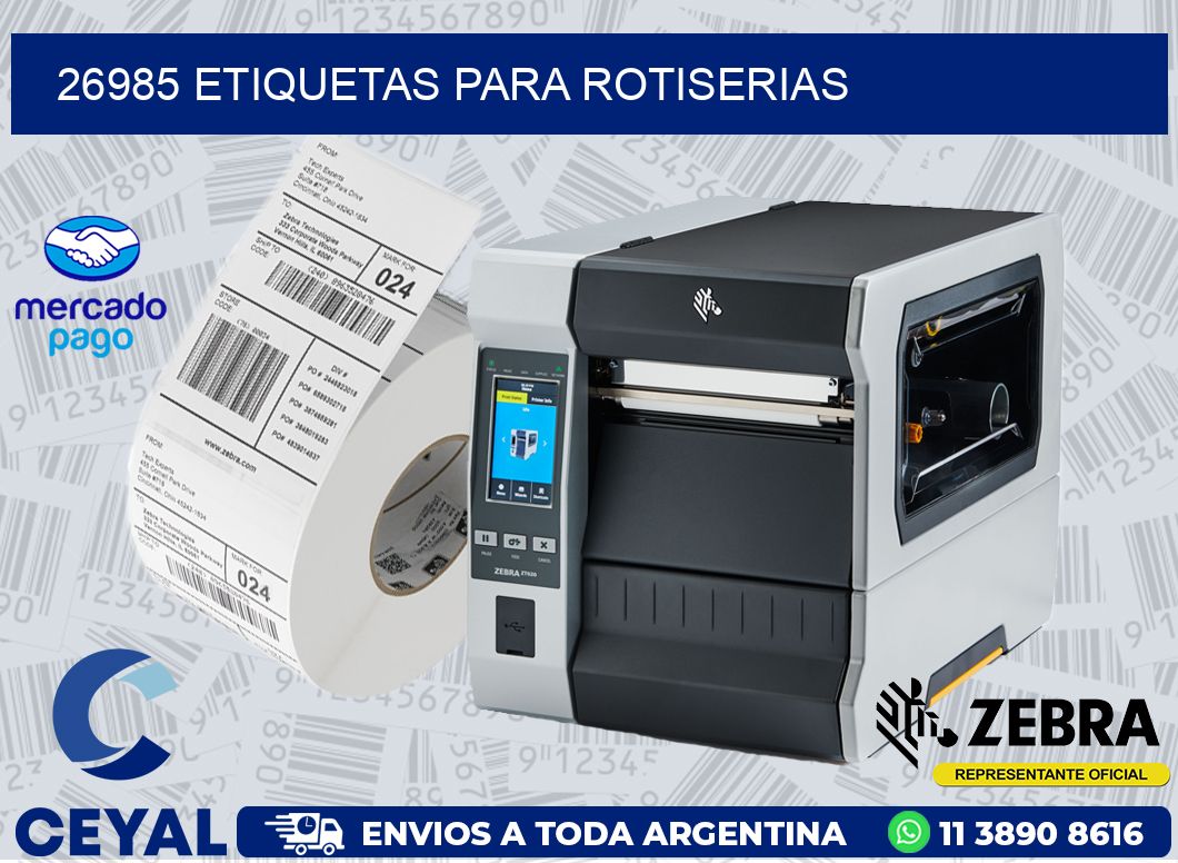 26985 ETIQUETAS PARA ROTISERIAS