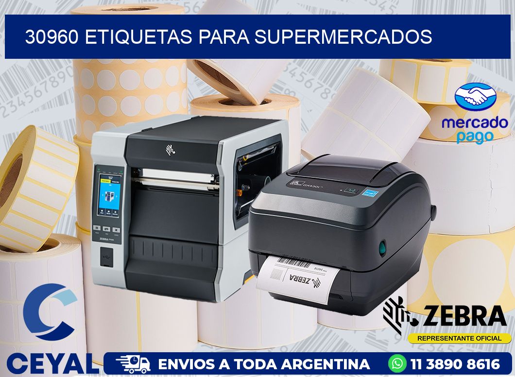 30960 ETIQUETAS PARA SUPERMERCADOS