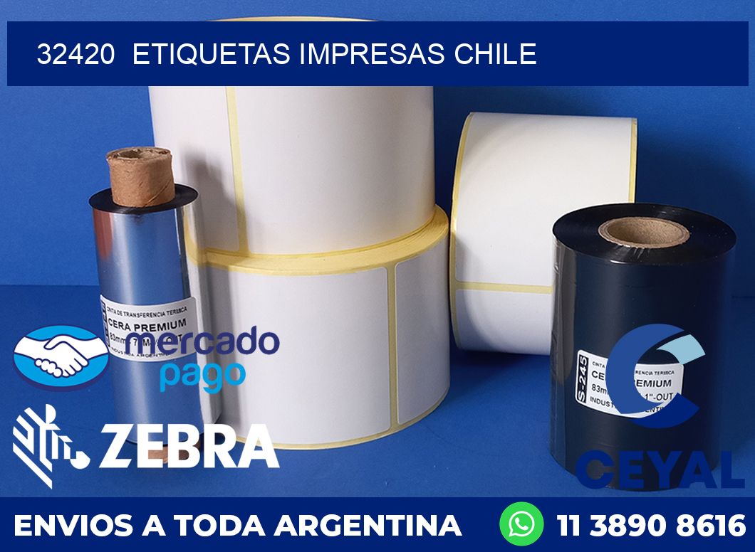 32420  ETIQUETAS IMPRESAS CHILE