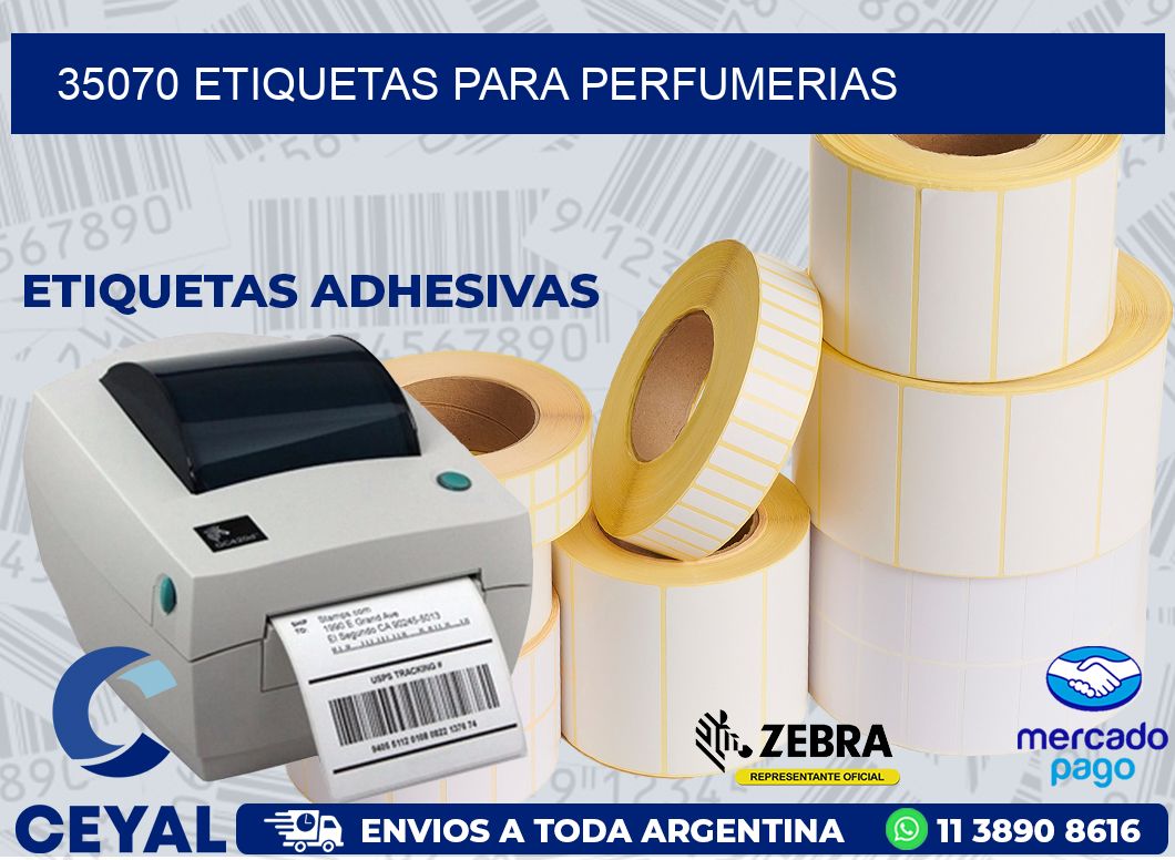 35070 ETIQUETAS PARA PERFUMERIAS