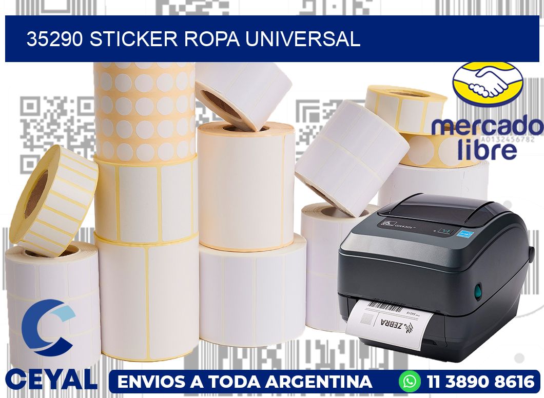 35290 STICKER ROPA UNIVERSAL