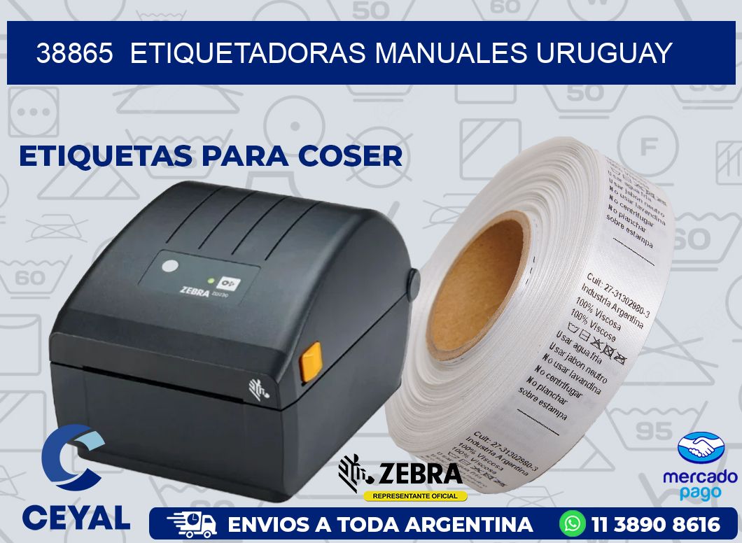 38865  ETIQUETADORAS MANUALES URUGUAY