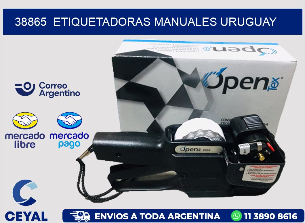 38865  ETIQUETADORAS MANUALES URUGUAY