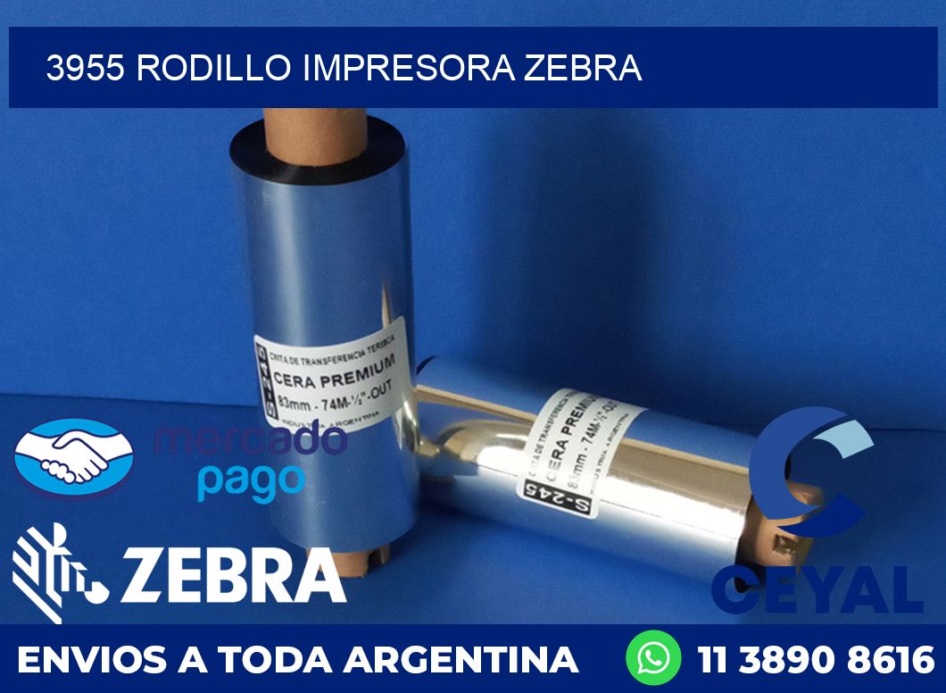 3955 RODILLO IMPRESORA ZEBRA