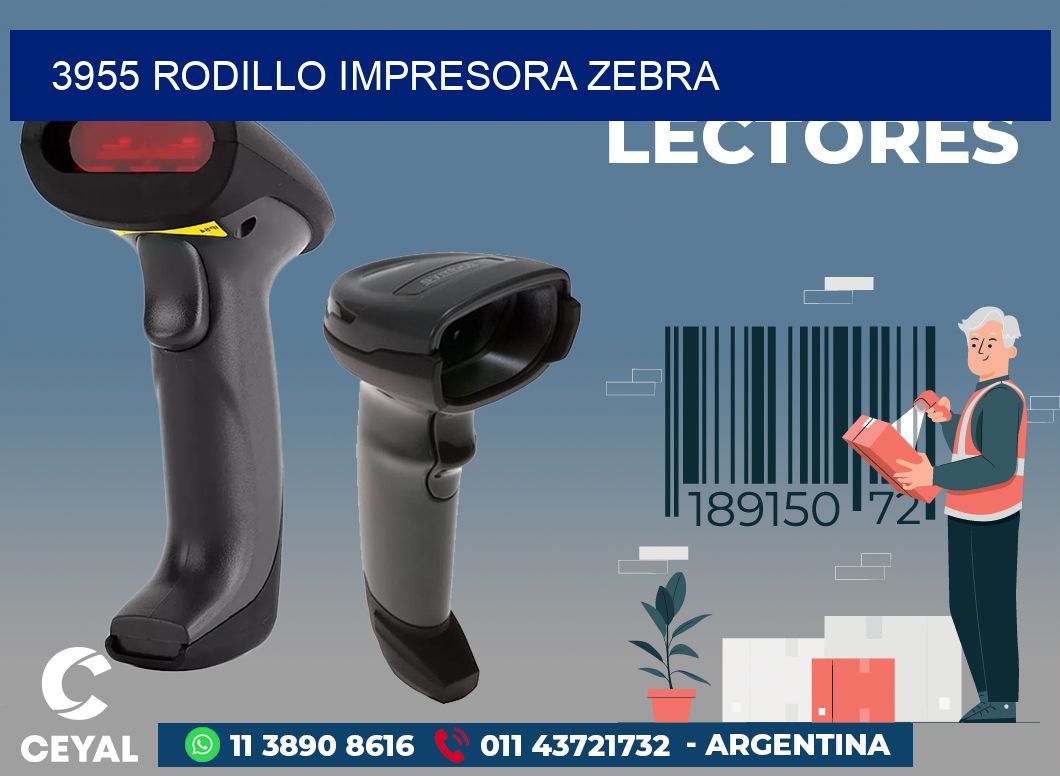 3955 RODILLO IMPRESORA ZEBRA