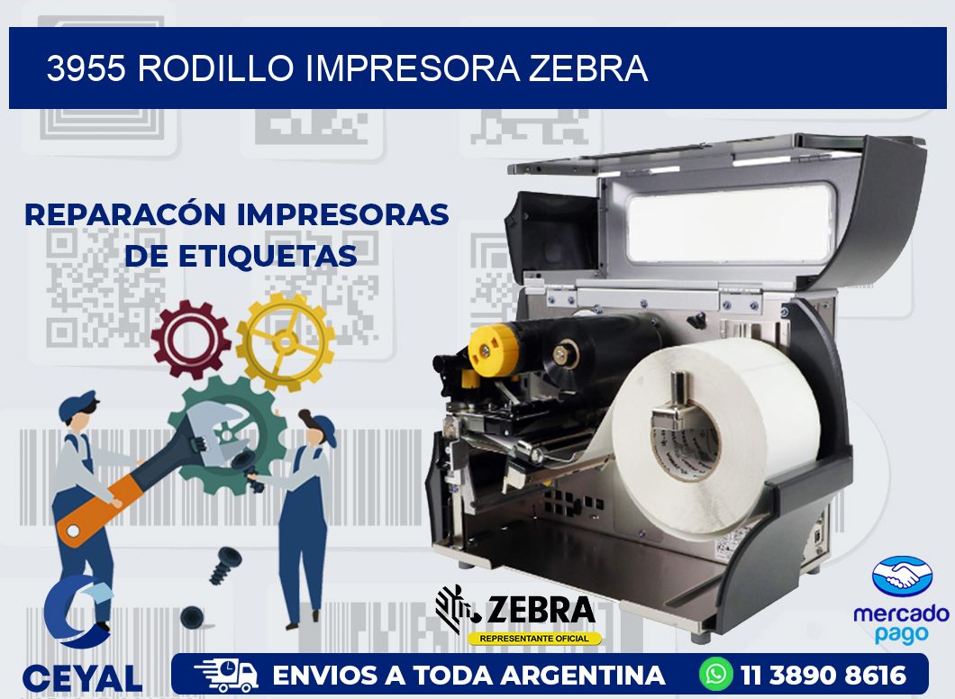 3955 RODILLO IMPRESORA ZEBRA