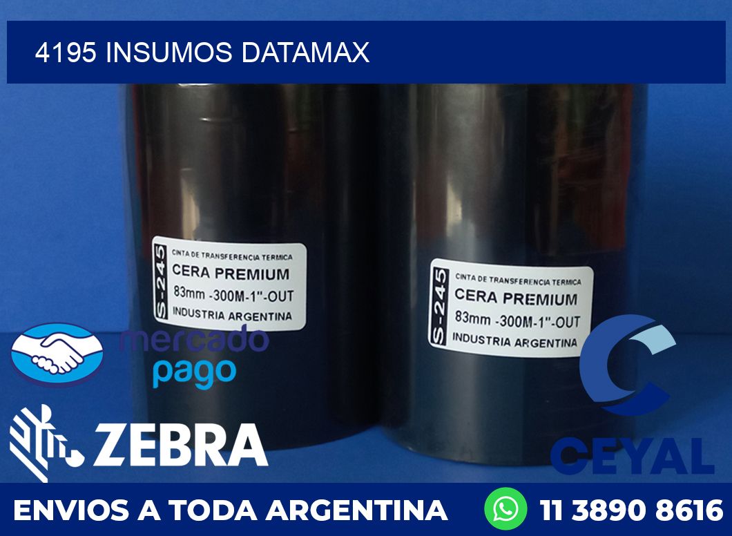 4195 INSUMOS DATAMAX